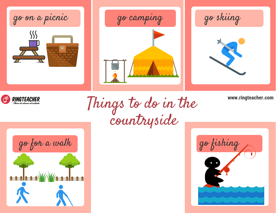 Verbos naturaleza ingles