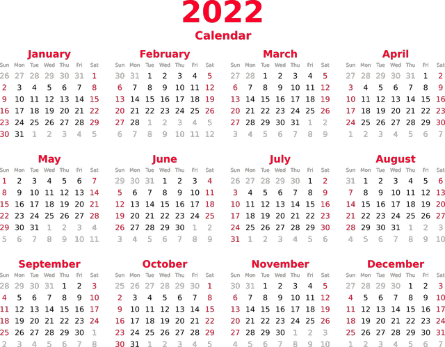 como se escriben los meses del año en ingles