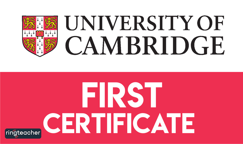 aprobar el first certificate