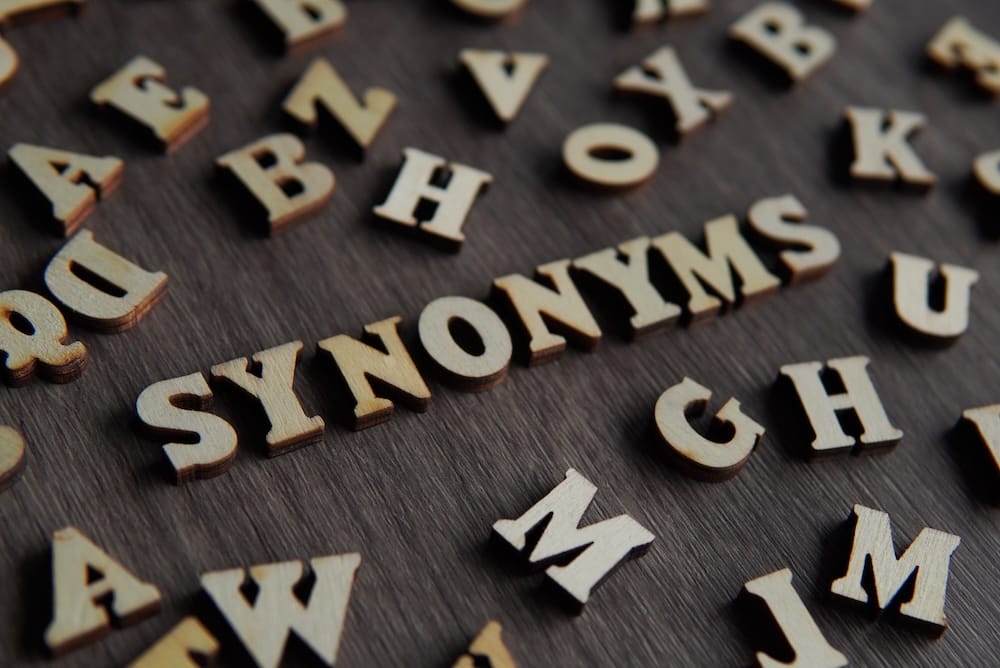 sinonimos antonimos en ingles